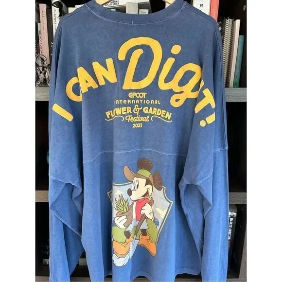 NWOT Disney 2021 EPCOT Flower & Garden Fest Mickey Passholder Spirit Jersey XXL - Picture 4 of 4